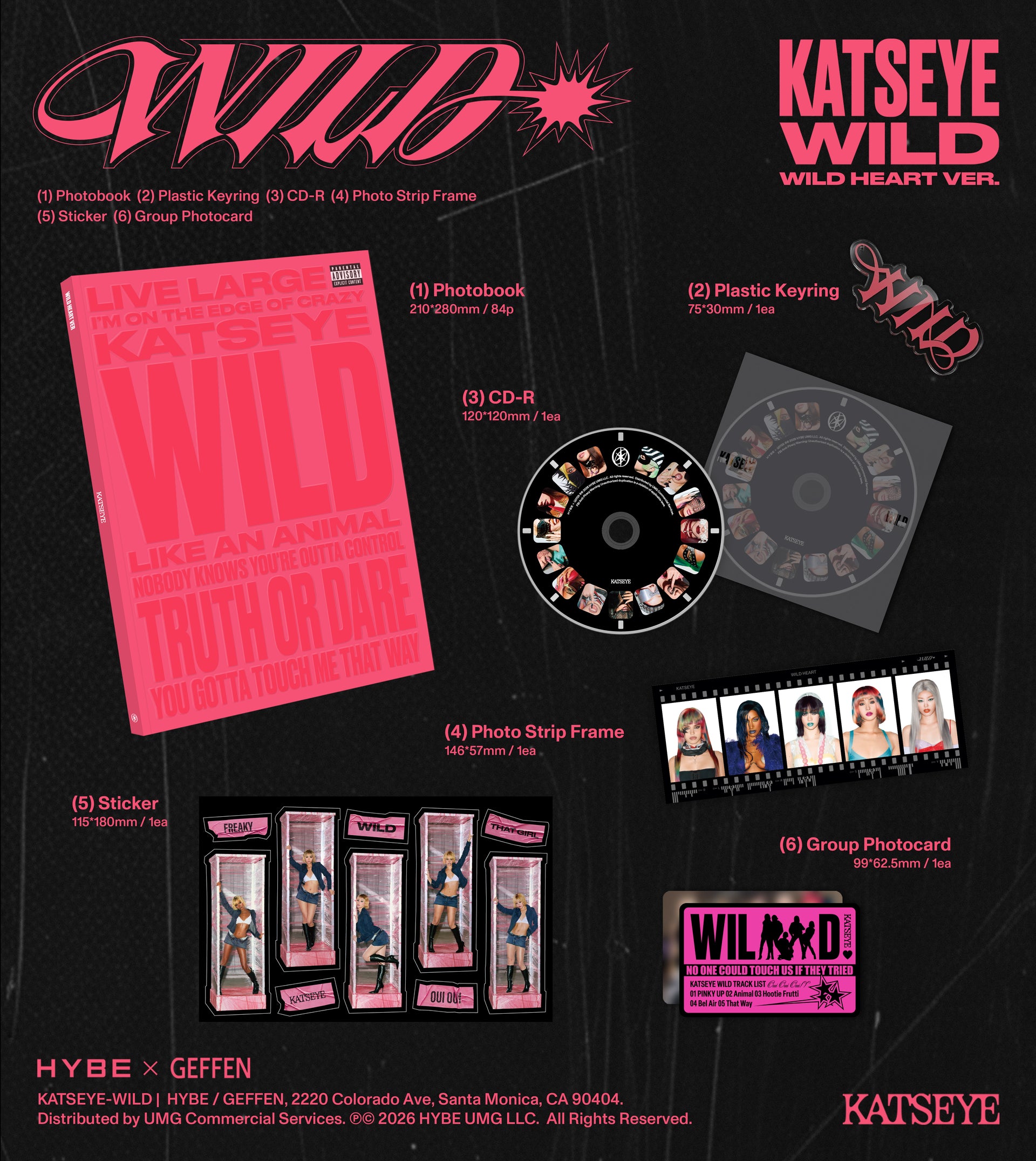 WILD - Wild heart ver. - Official Store Exclusive CD