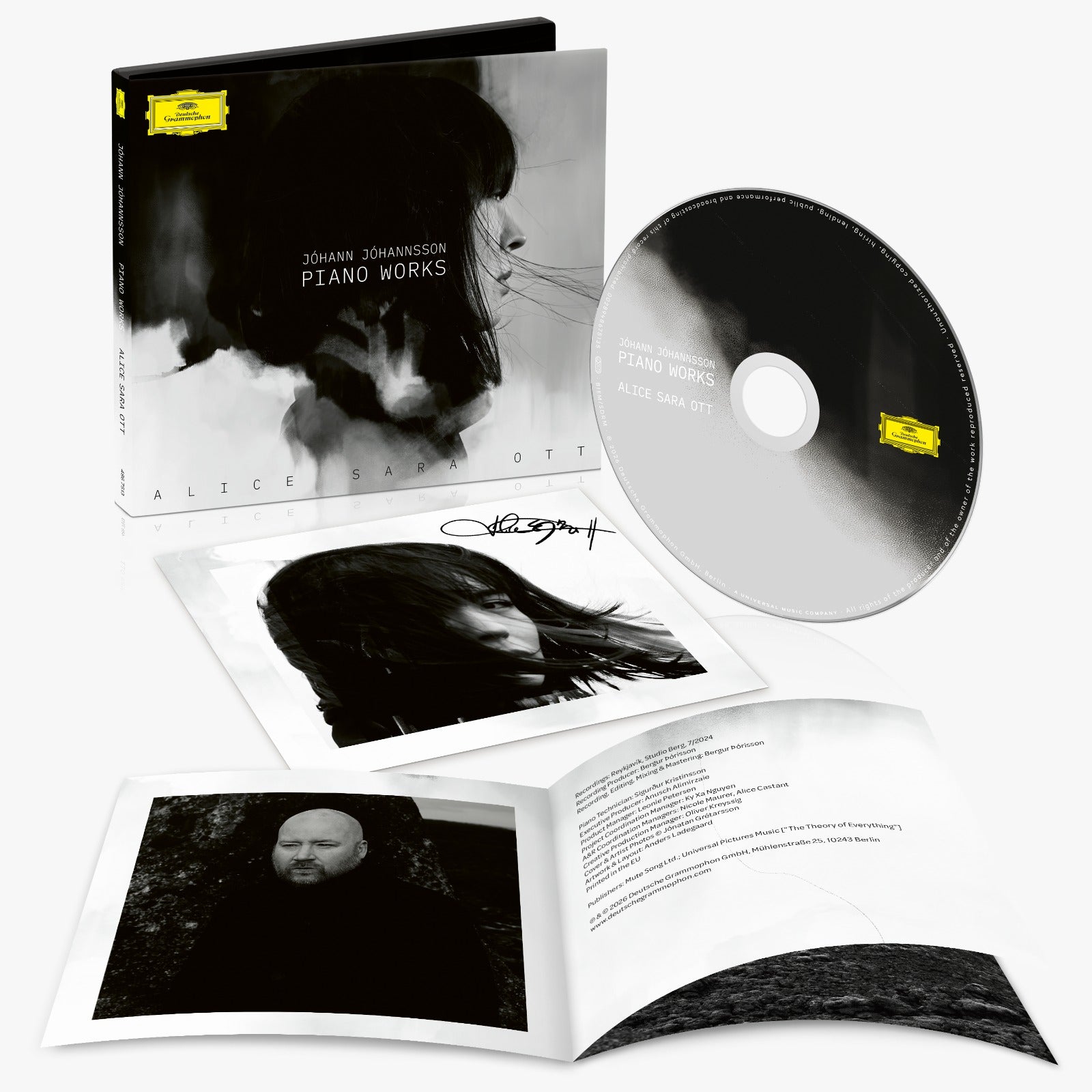 Jóhann Jóhannsson: Piano Works (CD+Signed CD Card)  (UShop 獨家銷售)