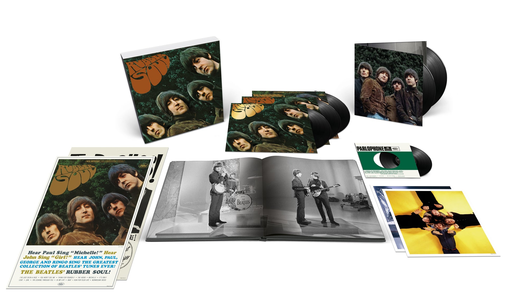 Rubber Soul - Special Edition Super Deluxe: 5LP + 7" Single Box Set + Posters + Art Cards