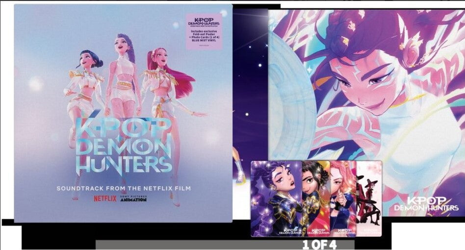 KPop Demon Hunters (Soundtrack From The Netflix Film) (Limited International Retail Exclusive Edition) (Blue Mist Vinyl)