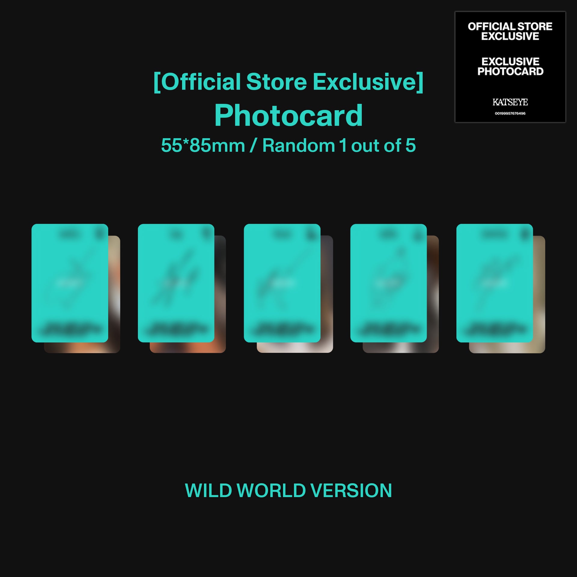 WILD - Wild World ver. - Official Store Exclusive CD