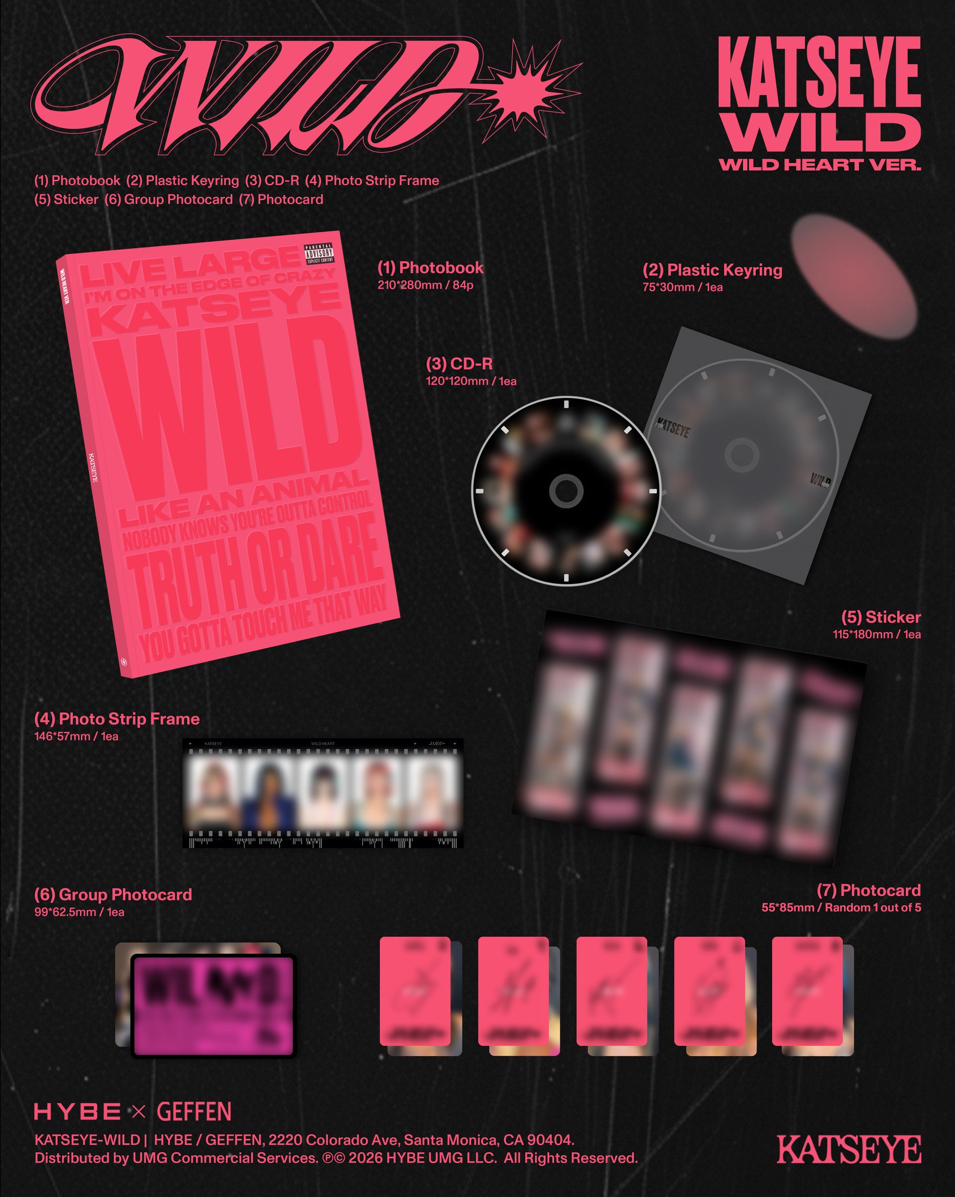 WILD - Wild heart ver. CD