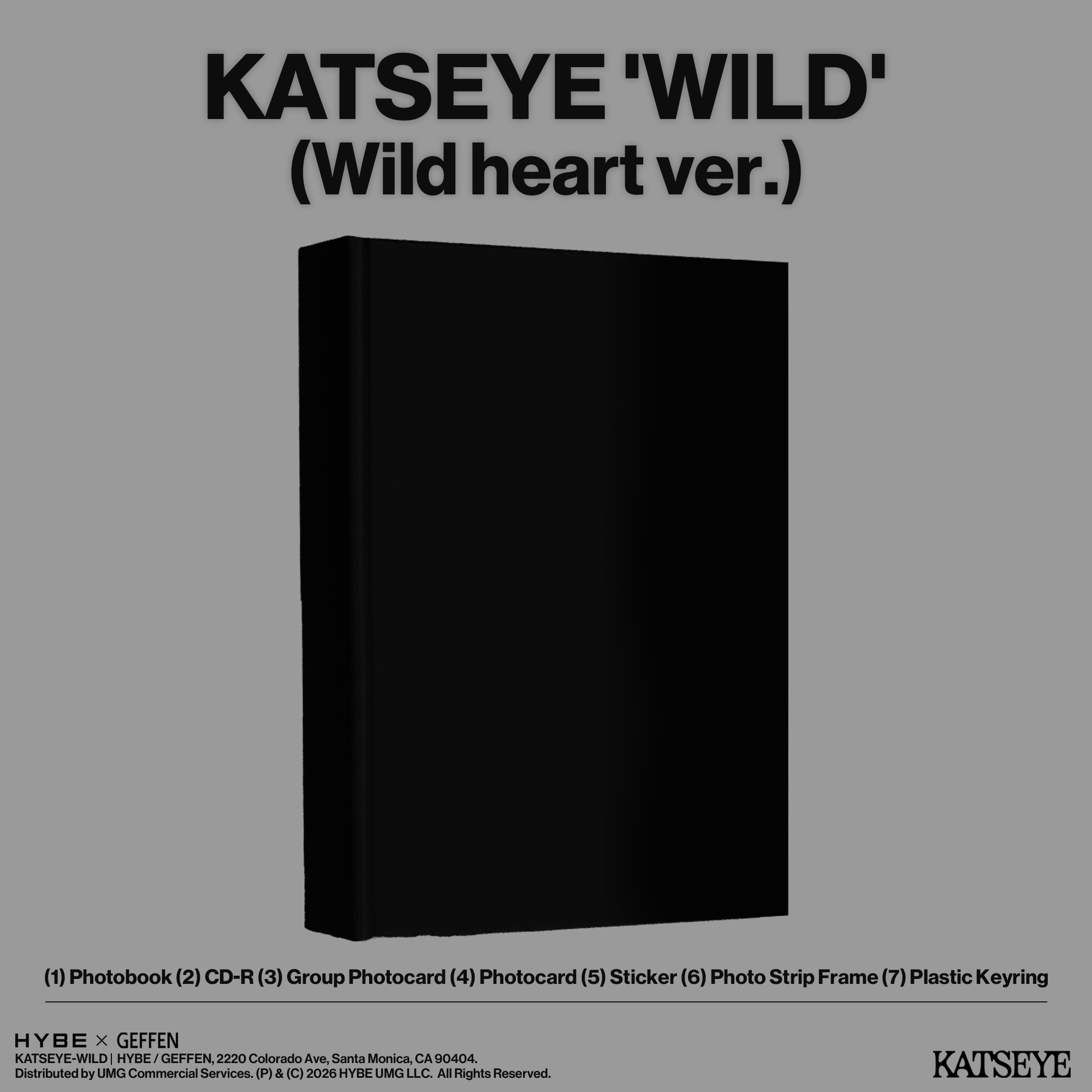 WILD - Wild heart ver. - Official Store Exclusive CD