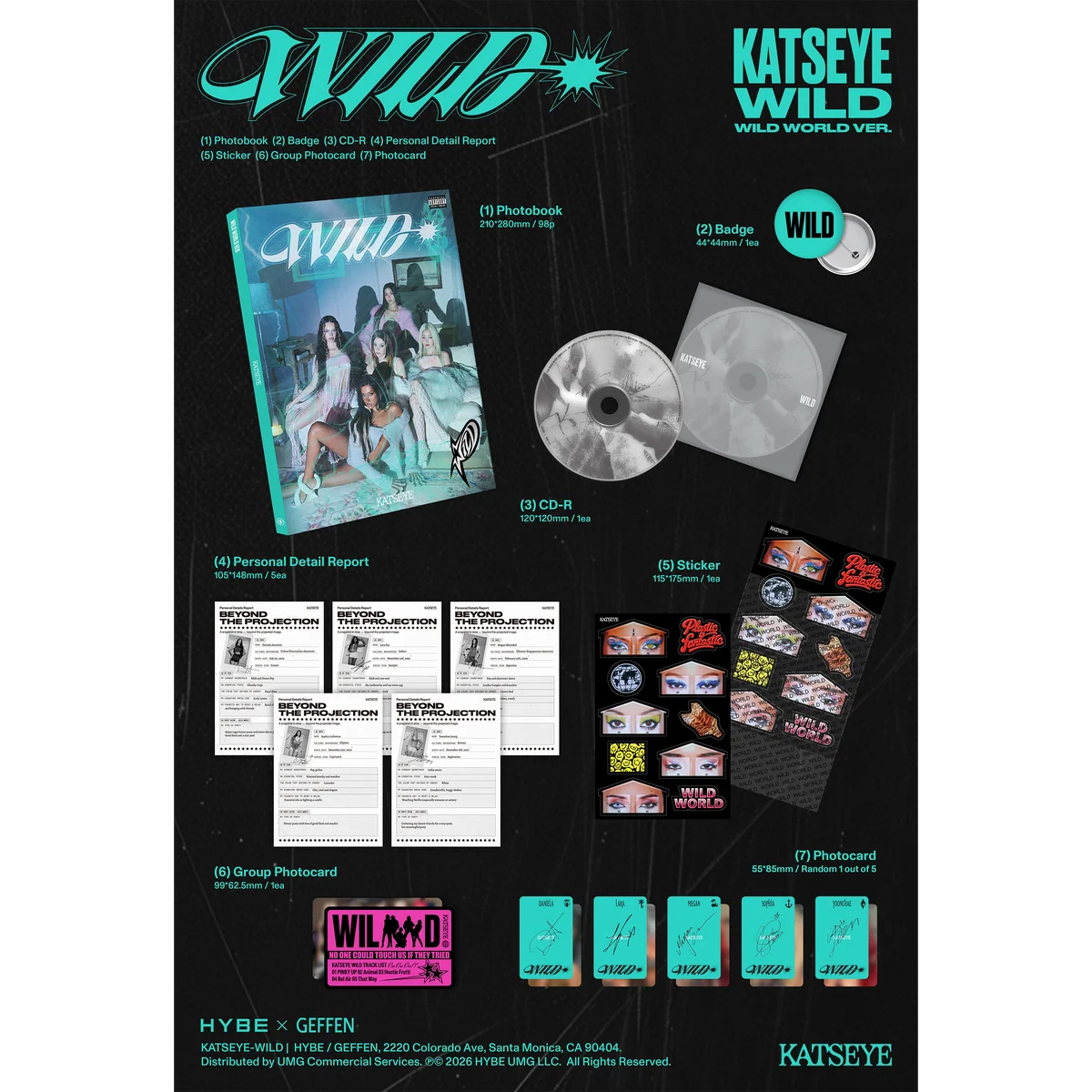 WILD - Wild world ver. CD