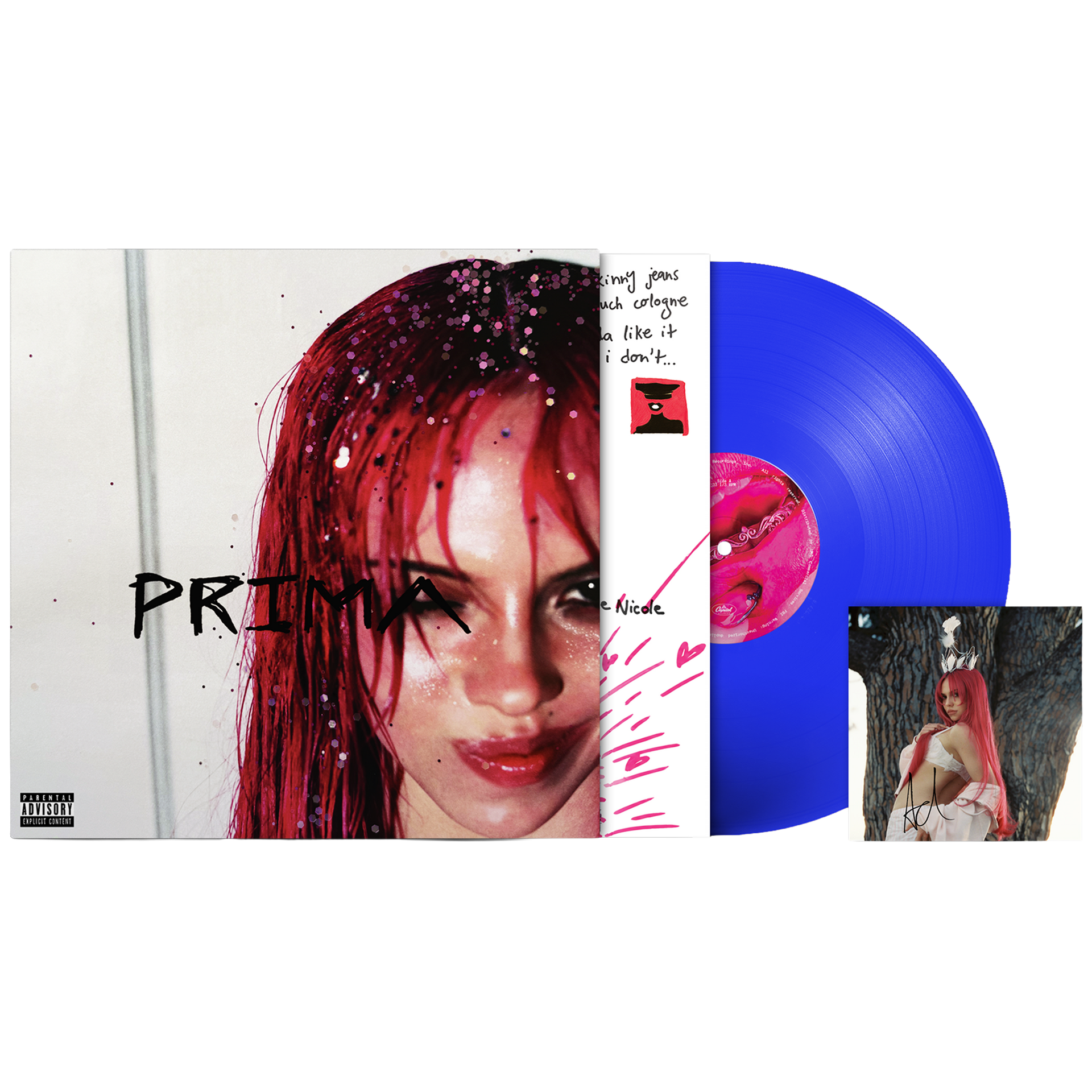 PRIMA – Electric Blue Vinyl + Signed art card