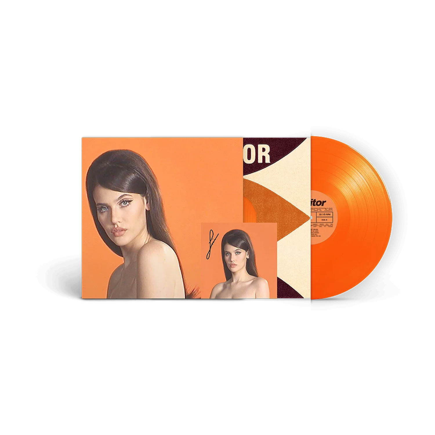 Visitor Exclusive Orange Vinyl + signed art card