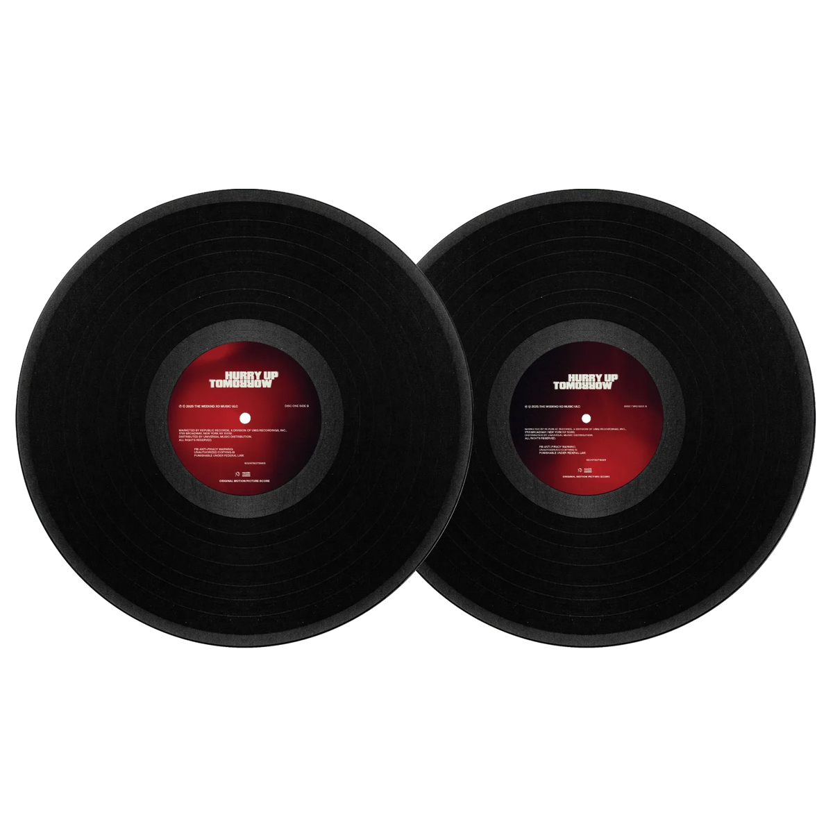 HURRY UP TOMORROW - Score (2LP)
