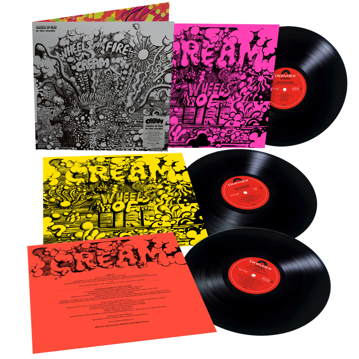 Wheels of Fire: In The Studio 3LP Expanded Edition