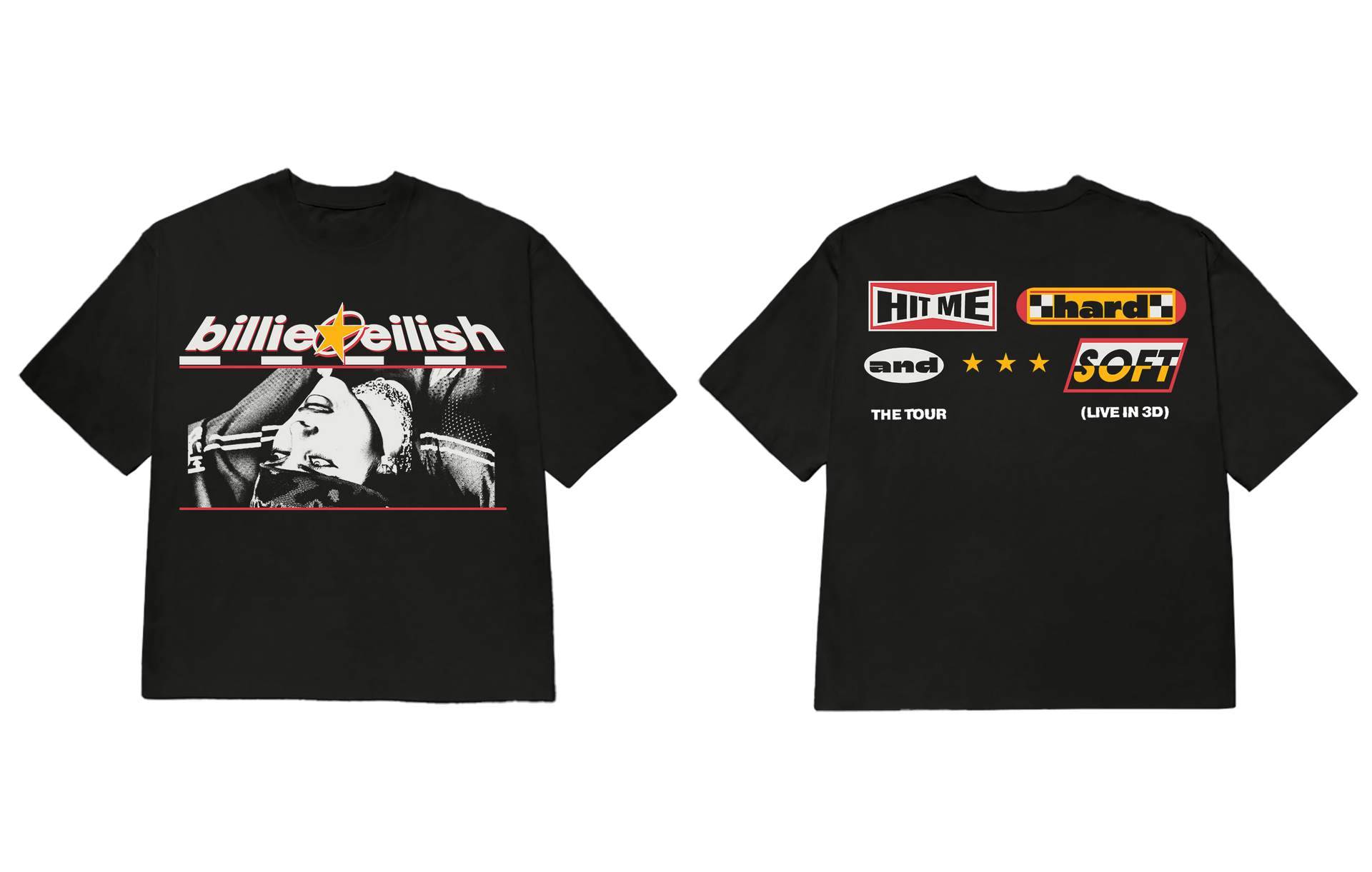 Billie Upside Down Live in 3D T-Shirt