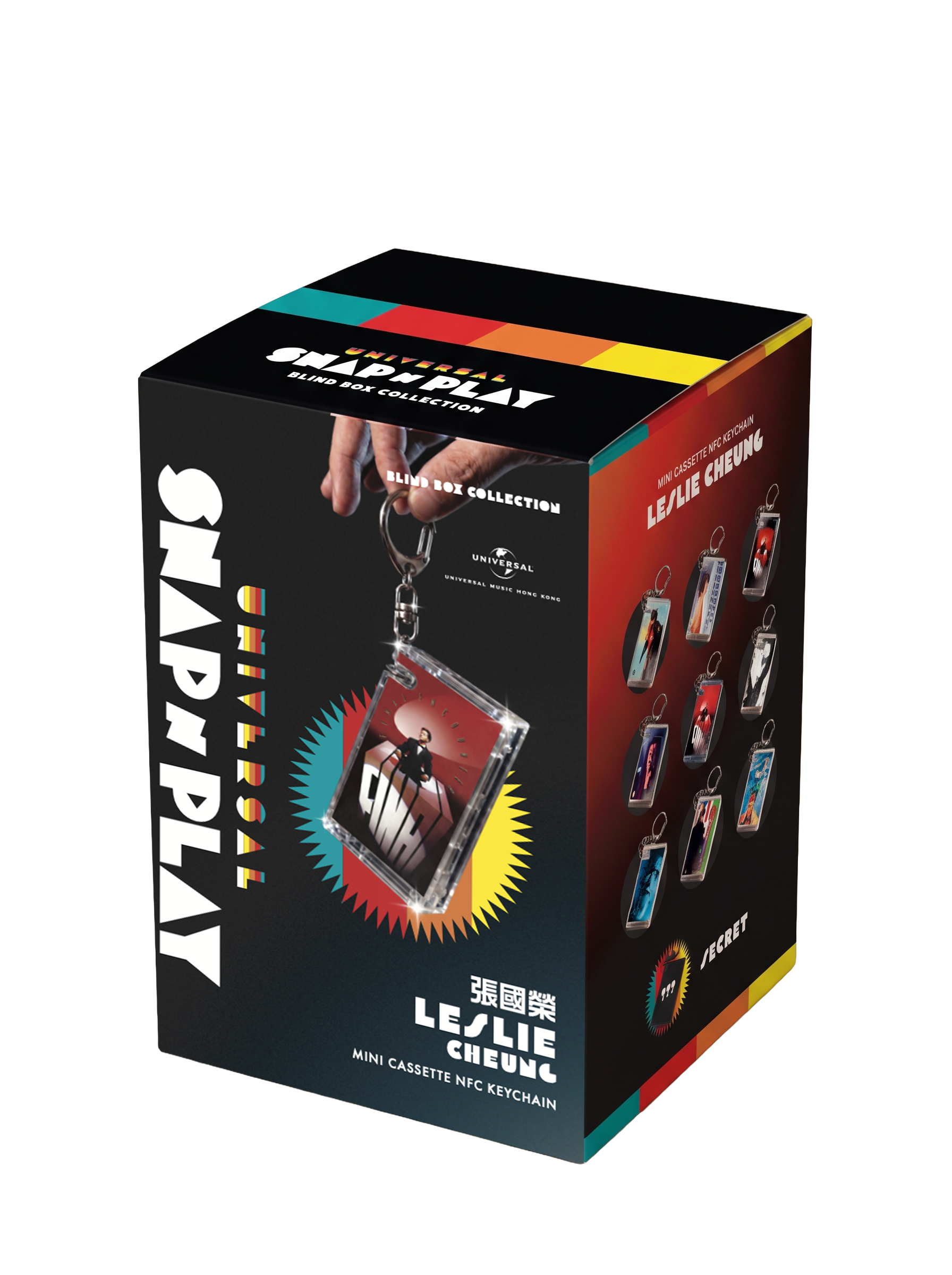 Snap & Play Blind Box 張國榮經典專輯迷你卡帶 NFC 鎖匙扣盲盒 (單隻盲盒)