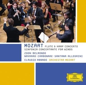MOZART: Flute and Harp Concerto/ Sinfonia Concertante For Winds