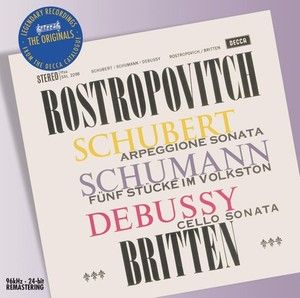 ROSTROPOVICH/ DEBUSSY/ SCHUBERT/ SCHUMANN (Originals Series)