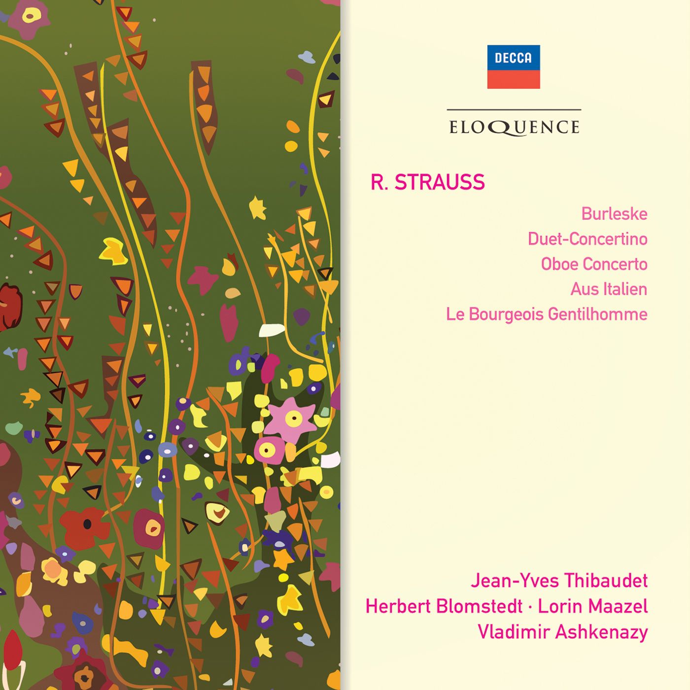 STRAUSS: Burleske; Duet-Concertino; Oboe Concerto; Aus Italien; Le Bourgeois Gentilhomme (2CD) [Eloquence]