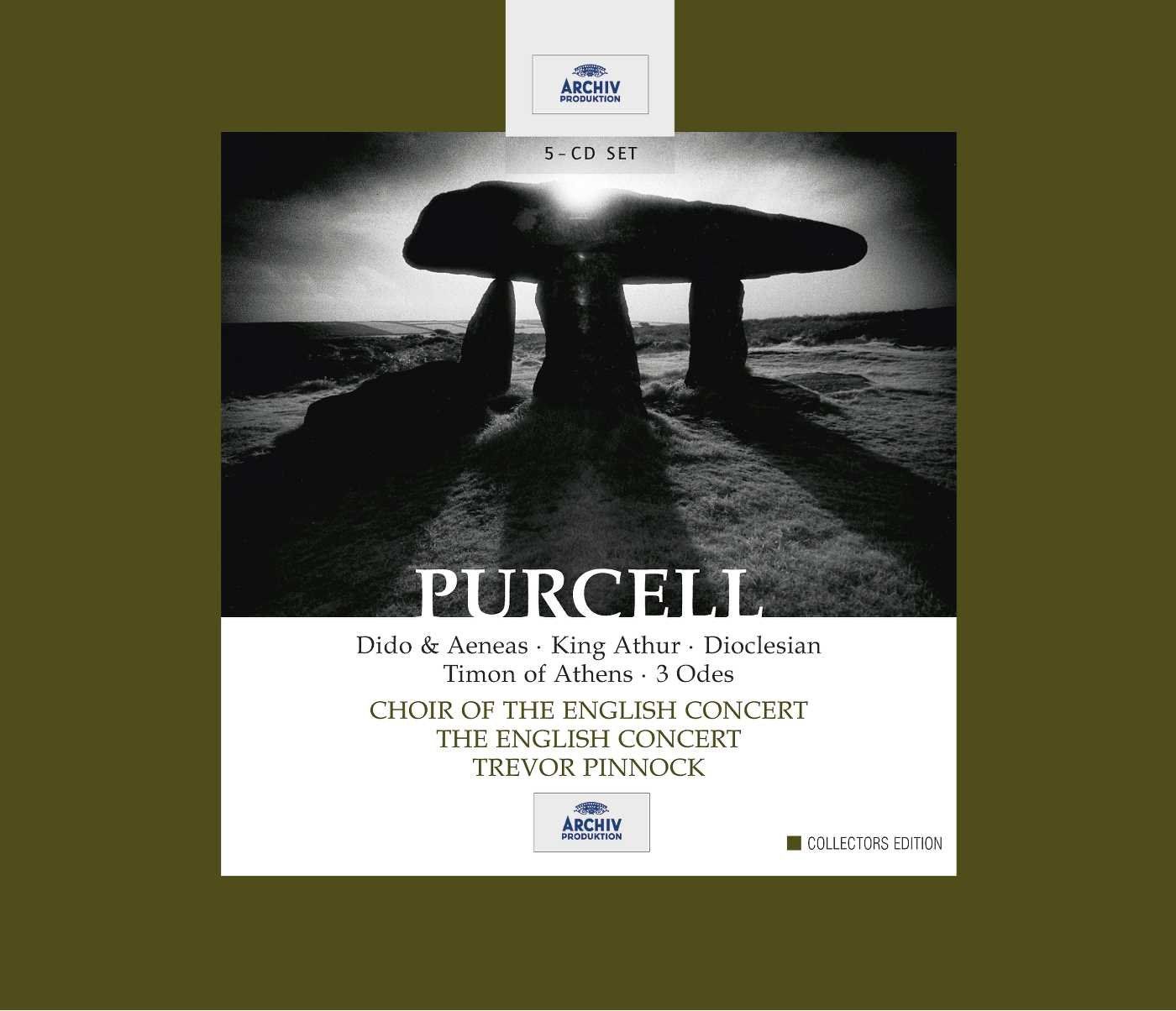 PURCELL: Dido & Aeneas; King Arthur; Dioclesian; Timon of Athens; 3 Odes (5CD)