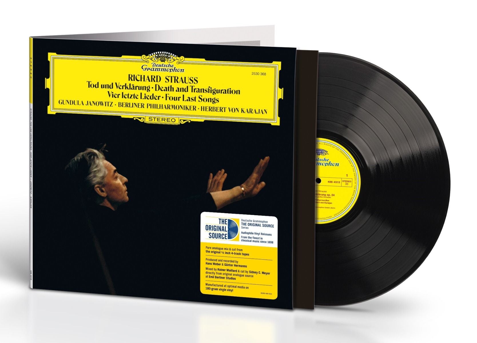 R. STRAUSS: Death and Transfiguration, Four Last Songs (The Original Source Series) (Vinyl)