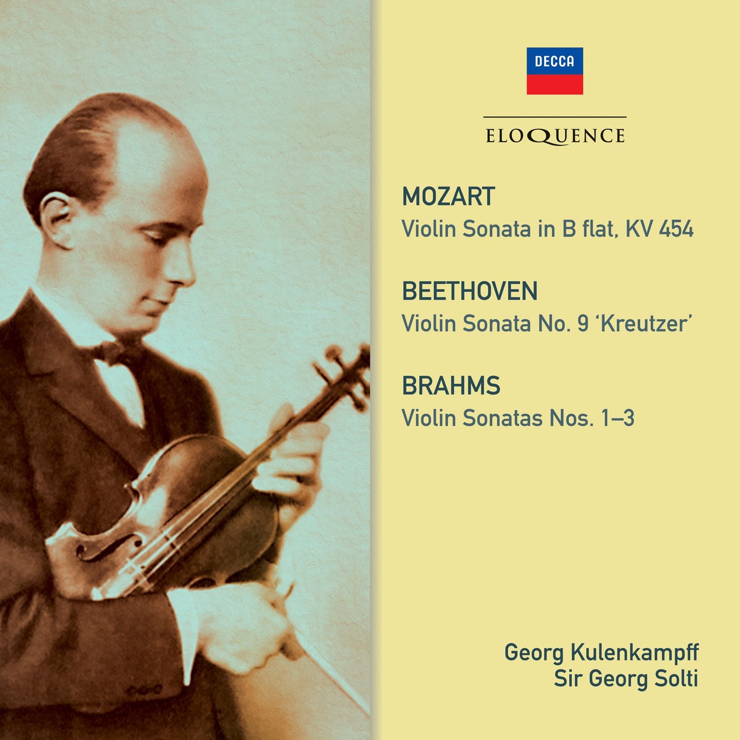 BEETHOVEN, MOZART, BRAHMS: Violin Sonatas (2CD) [Eloquence]