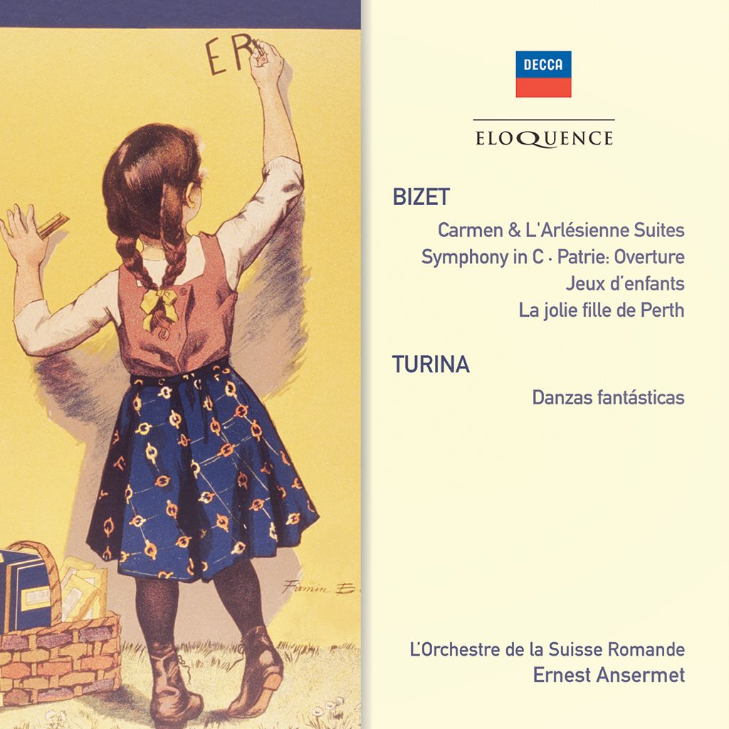 BIZET: Carmen; L'Arlésienne; Jeux d'enfants; La jolie fille de Perth; Symphony in C; Turina: Danzas fantásticas (2CD) [Eloquence]