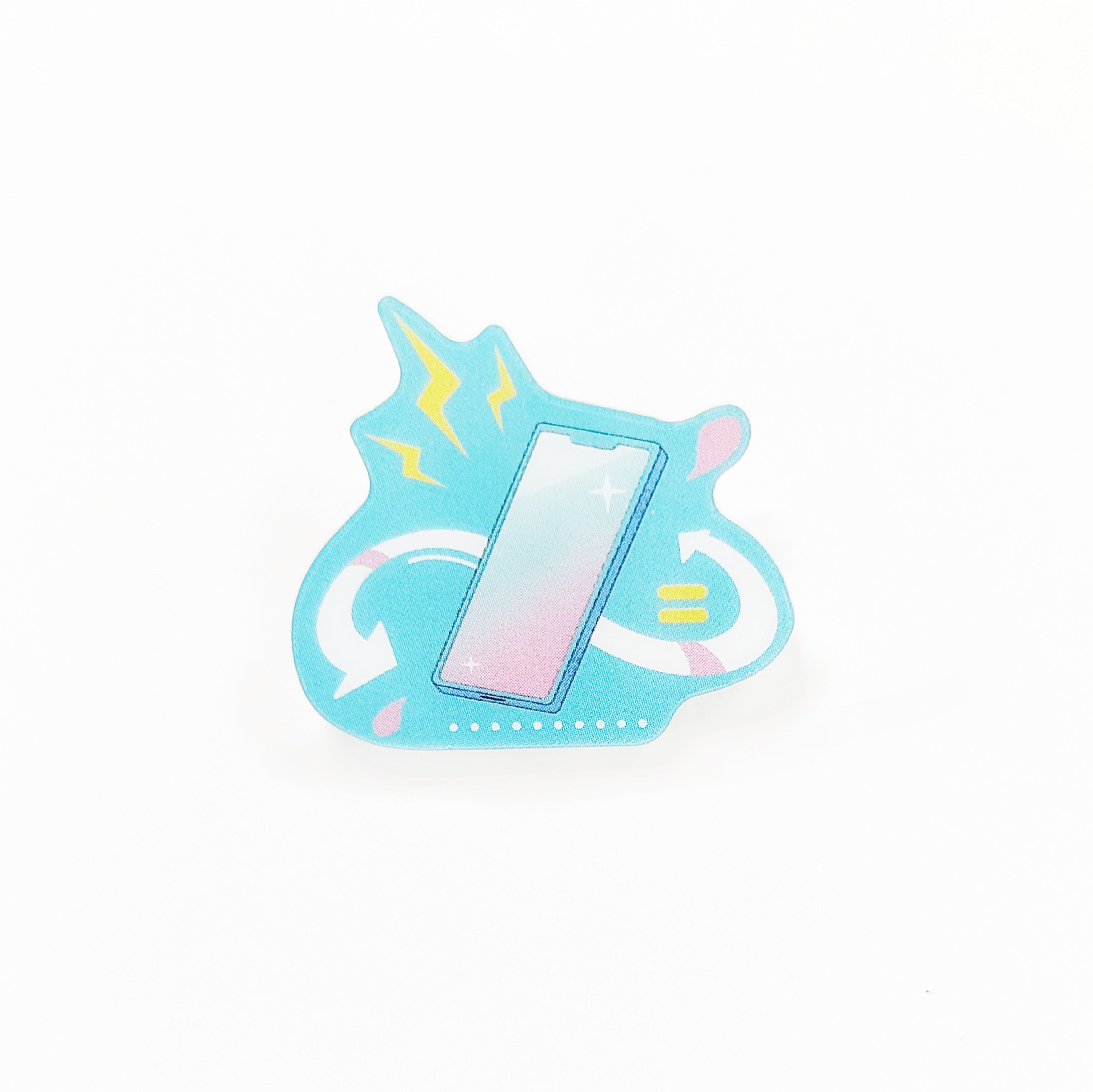 Acrylic Pin Badge - Hello Signals
