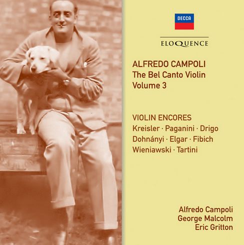 Alfredo Campoli: The Bel Canto Violin Volume 3 (2CD) [Eloquence]