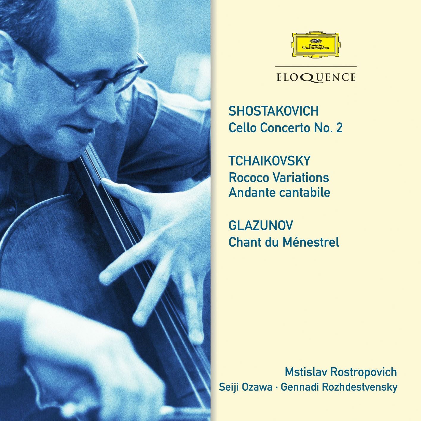 SHOSTAKOVICH: Cello Concerto No. 2; TCHAIKOVSKY: Rococo Variations; GLAZUNOV: Chant du Ménestre [Eloquence]