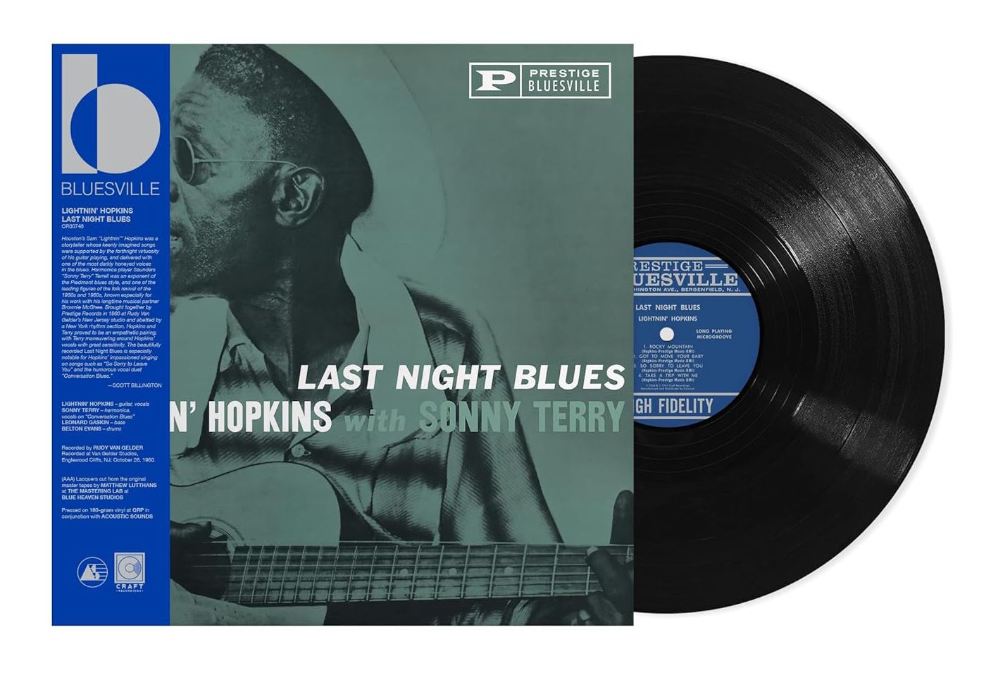 Last Night Blues (Bluesville Acoustic Sounds Series Vinyl)