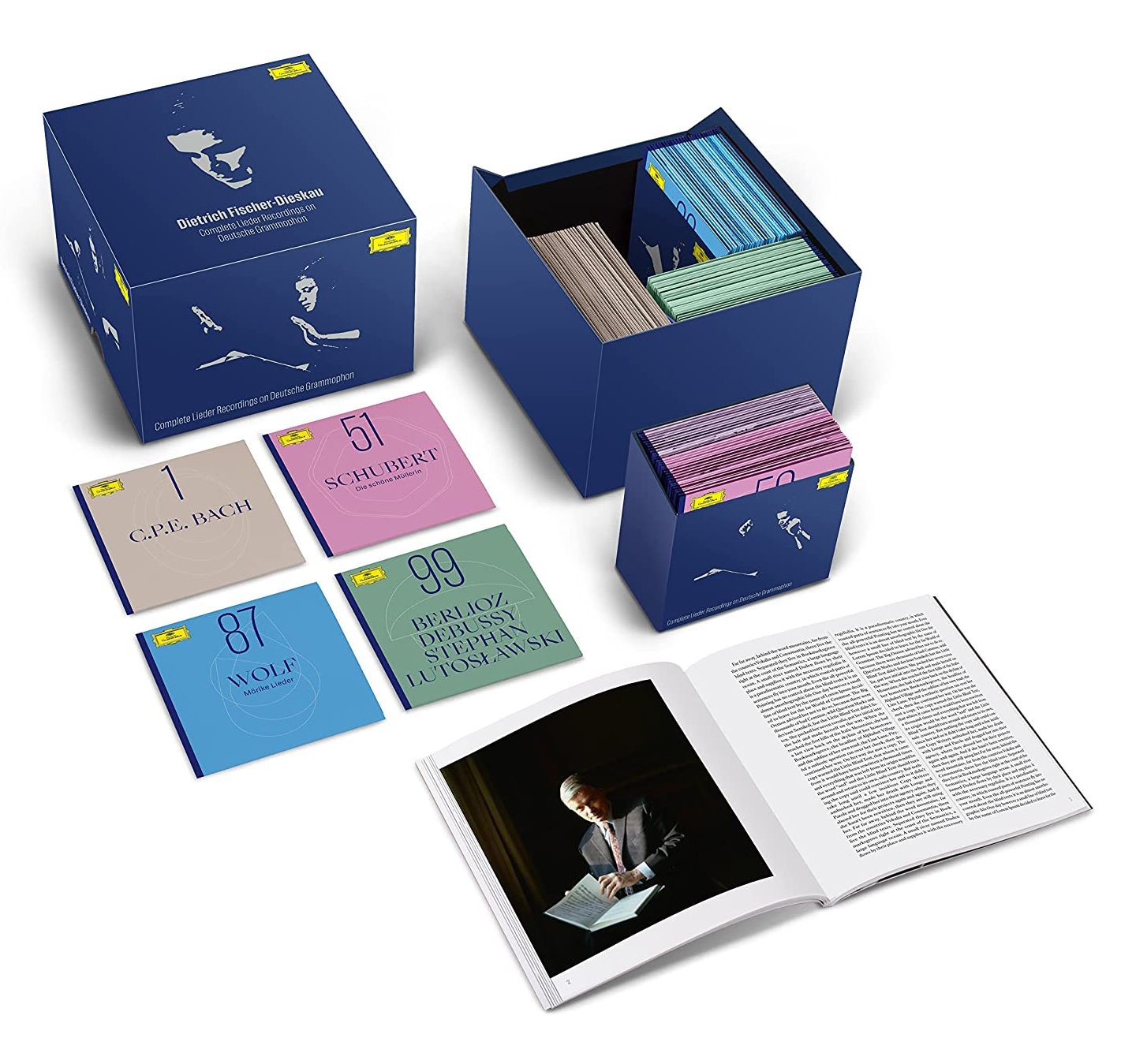 Dietrich Fischer-Dieskau: Complete Liedder Recordings on DG (106 CD)