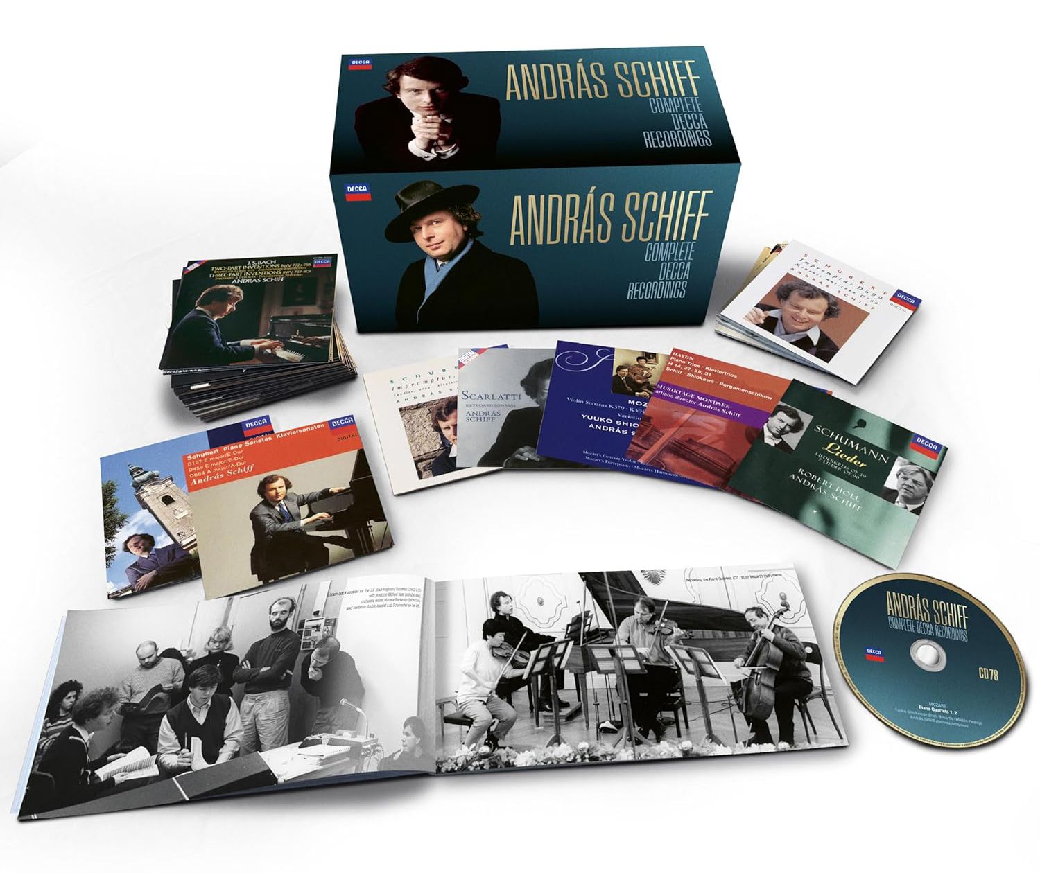 András Schiff Complete Decca Collection (78CD)