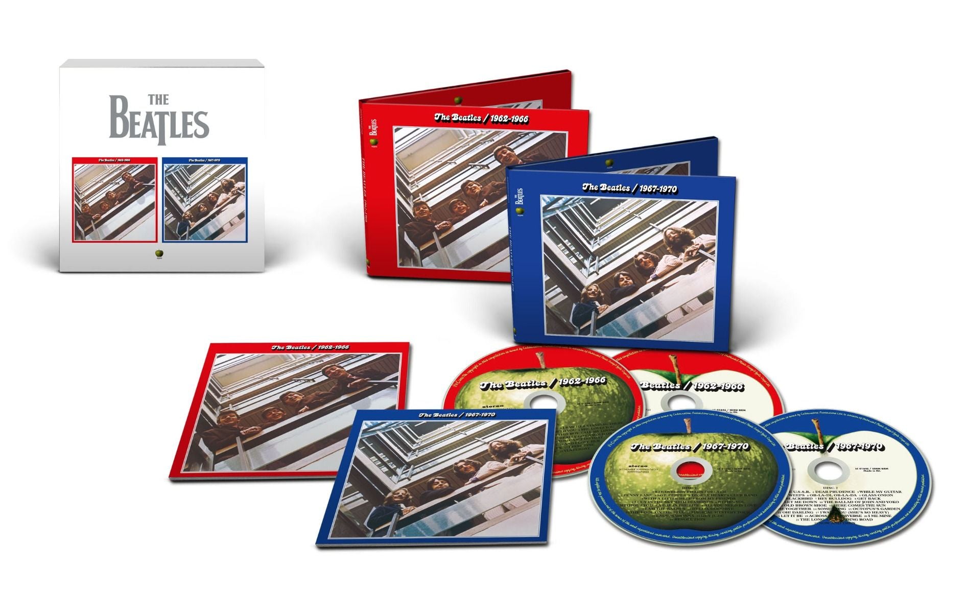 The Beatles: 1962-1966 & The Beatles: 1967-1970 (2023 Limited Edition) – 4CD