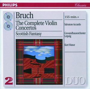 BRUCH: The Complete Violin Concertos (Duo) (2CD)