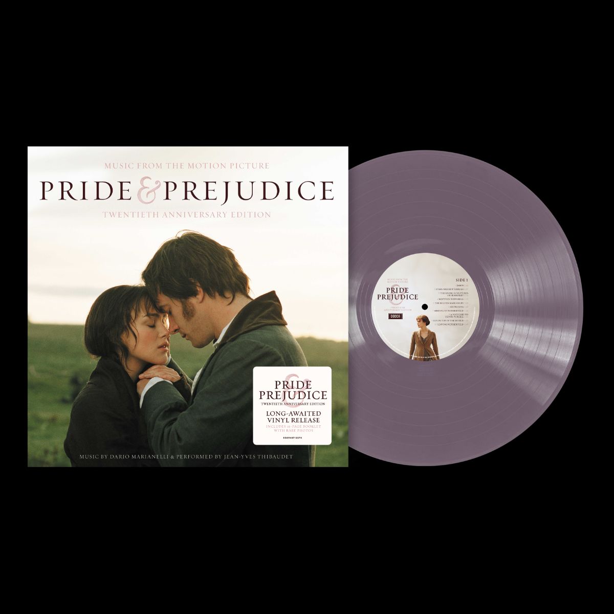 Pride & Prejudice (OST) (Mauve LP) (UShop 獨家銷售)