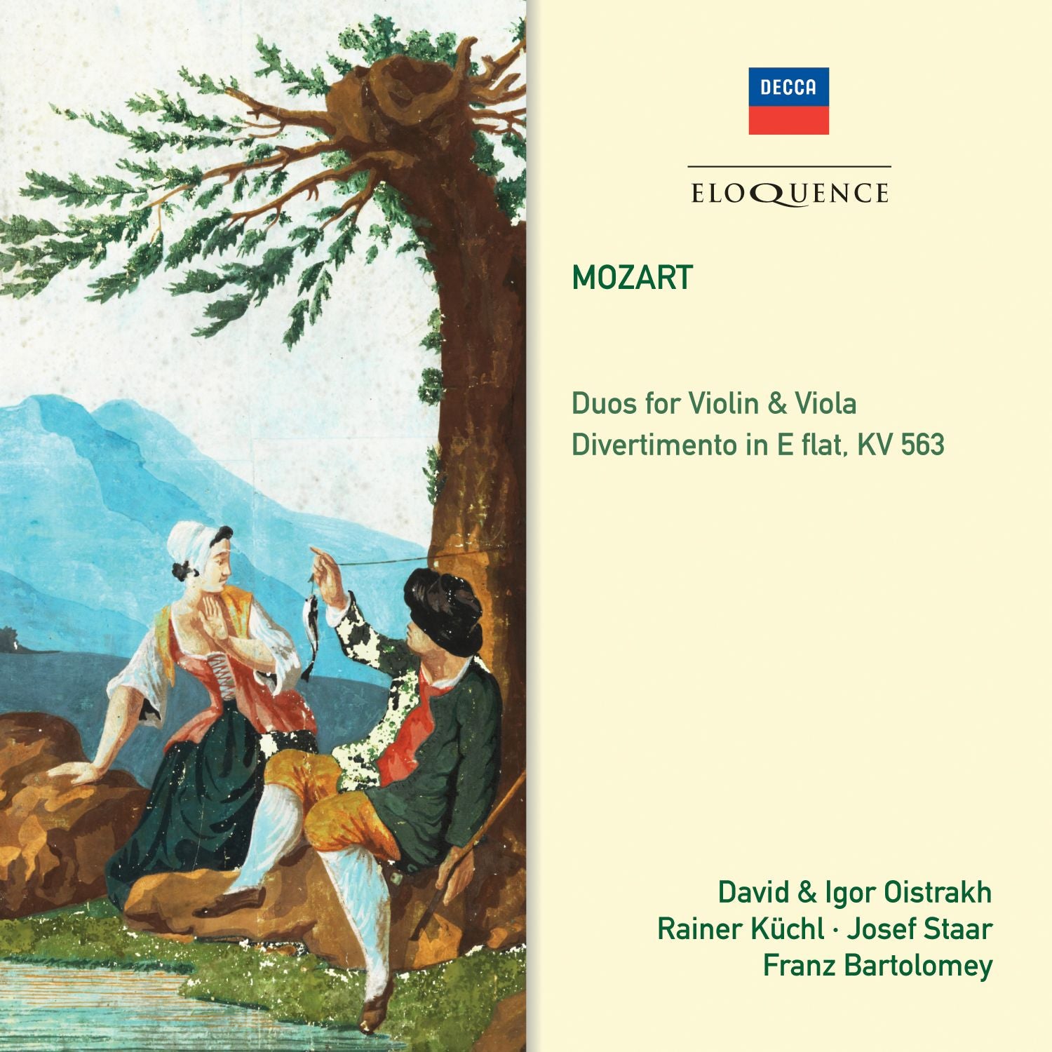 MOZART: Duos for Violin & Viola; Divertimento, KV 563 [Eloquence]