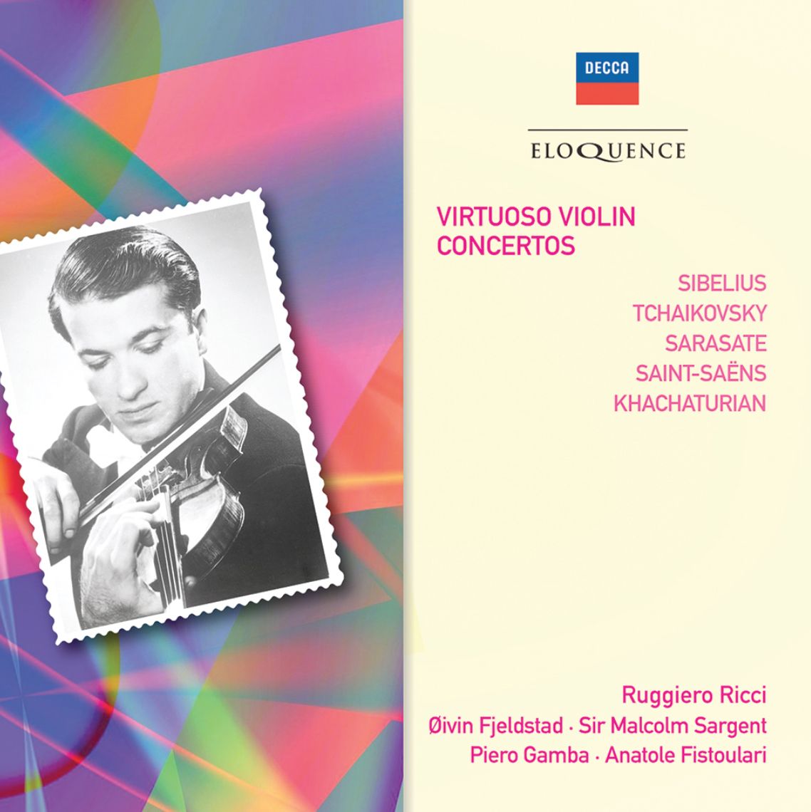 Virtuoso Violin Concertos - SIBELIUS, TCHAIKOVSKY, KHACHATURIAN (2CD) [Eloquence]