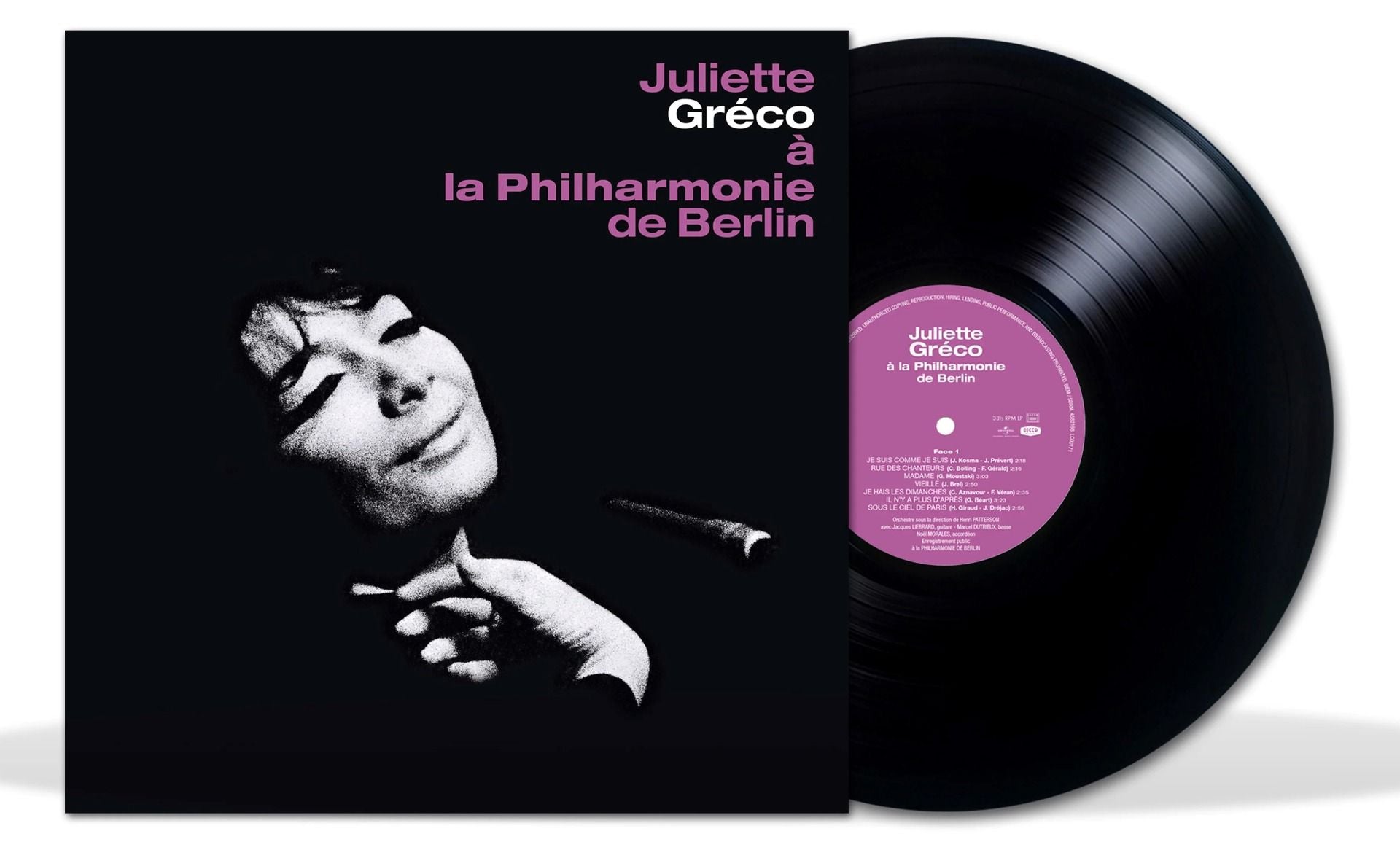 Juliette Gréco à la philharmonie de Berlin (Vinyl)