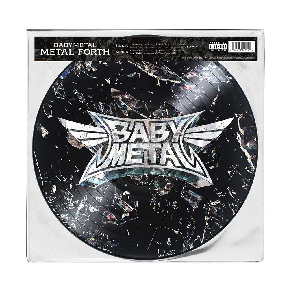 METAL FORTH Shattered Glass Vinyl Picture Disc