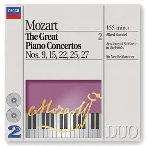 MOZART: The Great Piano Concertos Nos. 9, 15, 22, 25 & 27 (Duo) (2CD)
