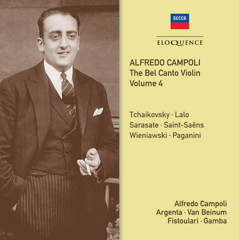 Alfredo Campoli: The Bel Canto Violin Volume 4 (2CD) [Eloquence]