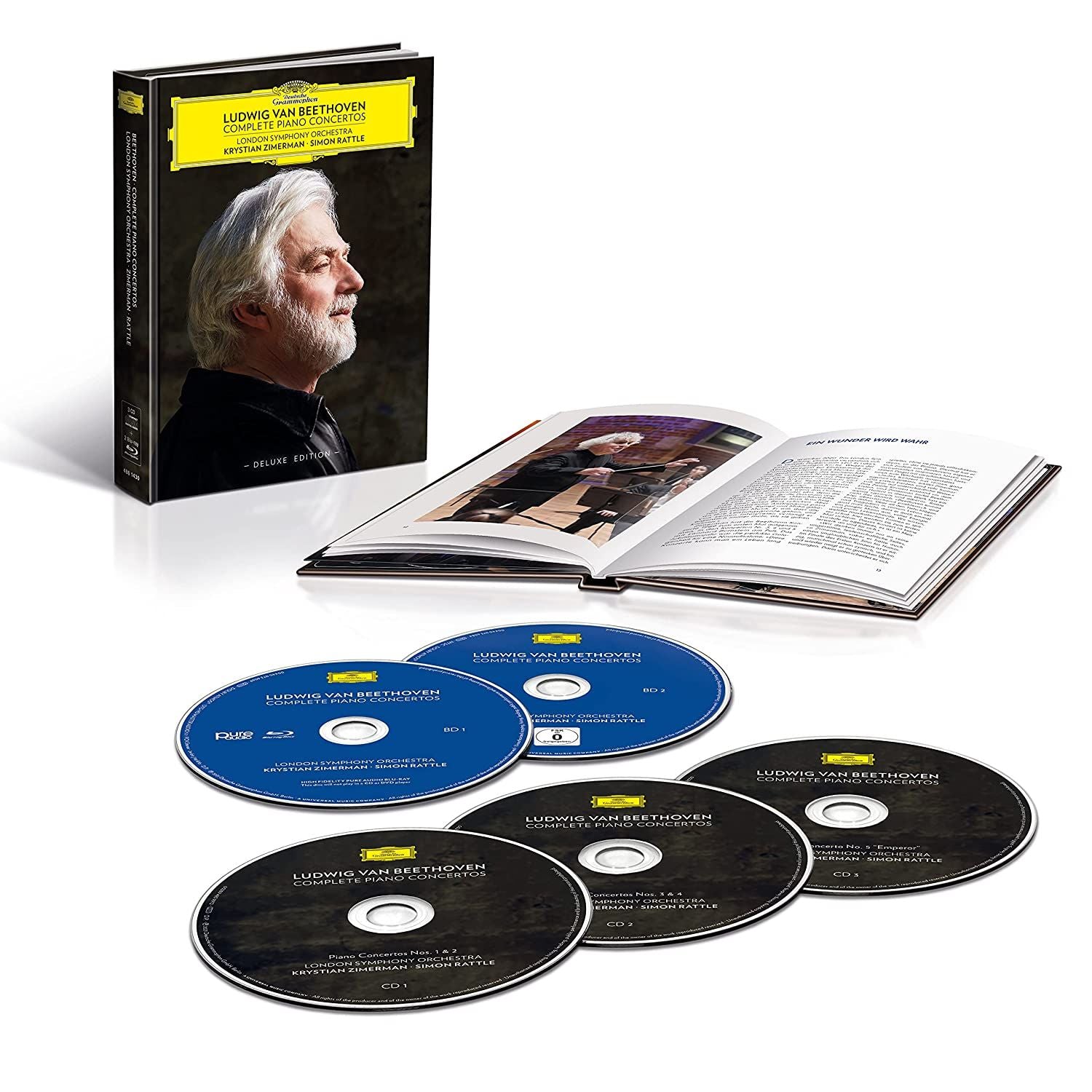 BEETHOVEN: Complete Piano Concertos (3CD+1Blue-Ray Audio+Blue-Ray Deluxe Limited Edition)