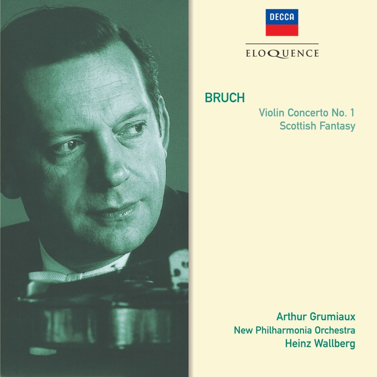 BRUCH: Violin Concerto No.1; Scottish Fantasia [Eloquence]