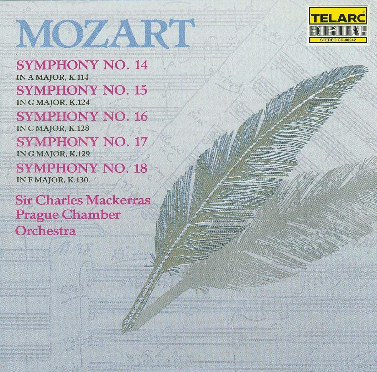 MOZART: Symphonies, Nos. 14-18