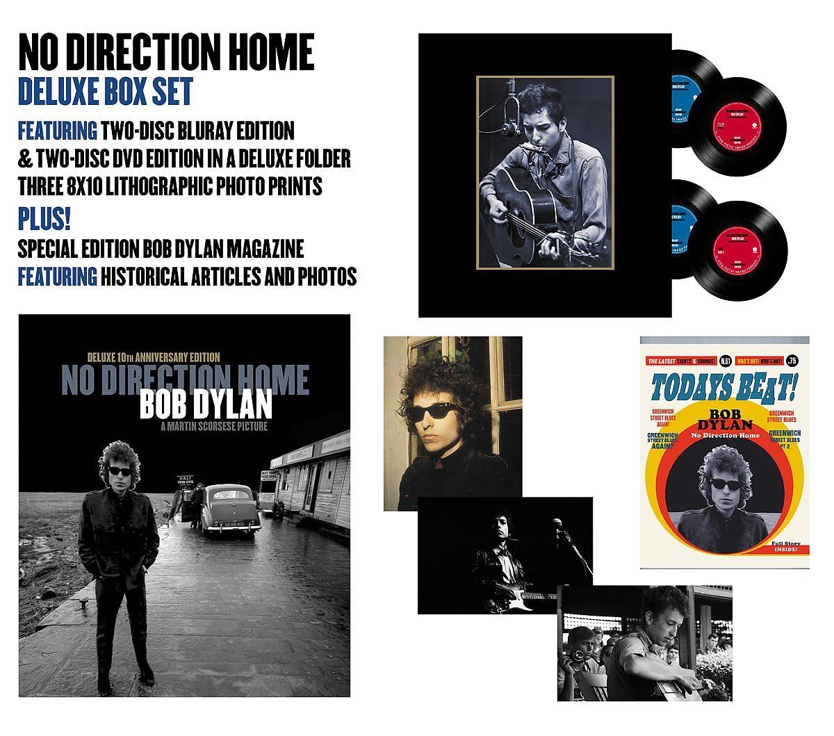 No Direction Home (2 Blu-ray+ 2 DVD book)