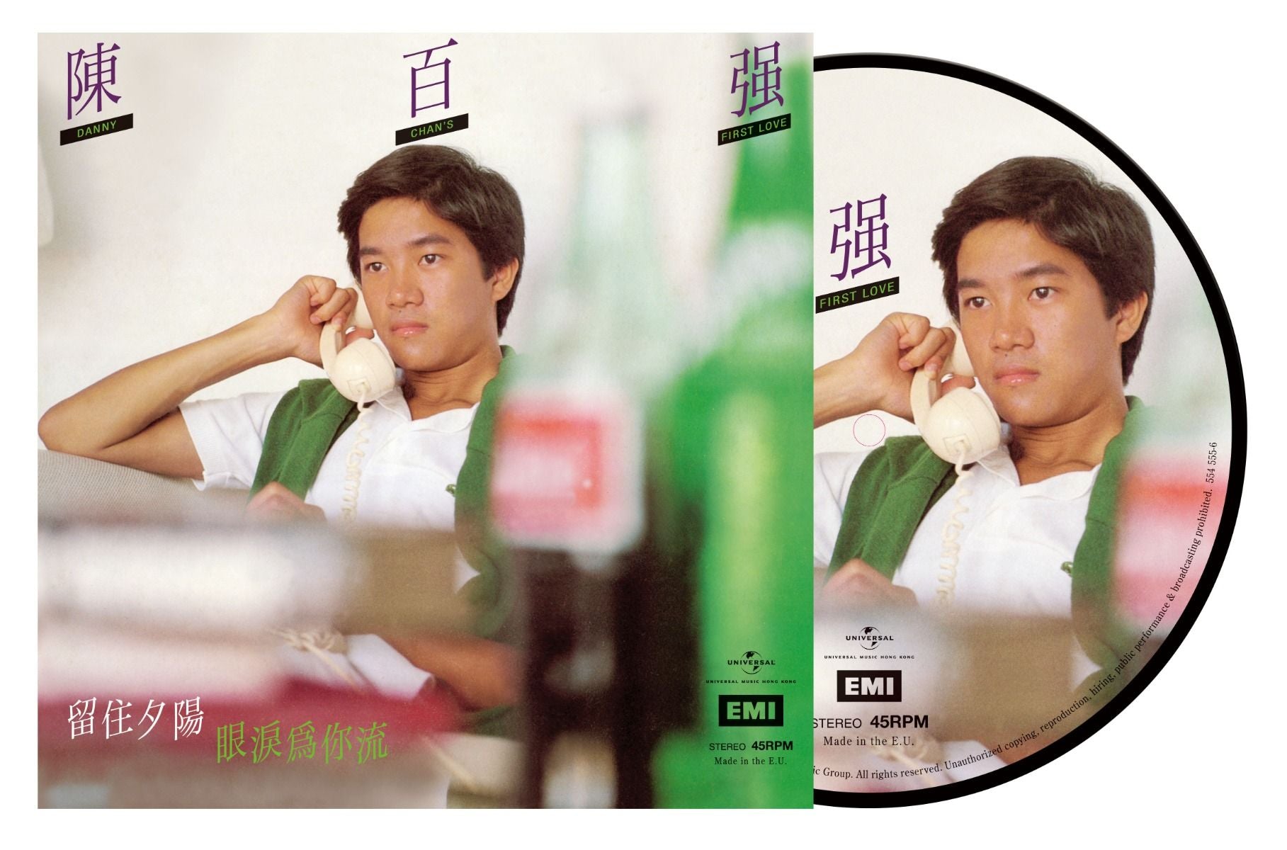 留住夕陽/ 眼淚為你流 (7" Picture Vinyl)