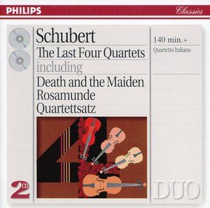 SCHUBERT: The Last Four Quartets - Death and the Maiden etc. (Duo) (2CD)