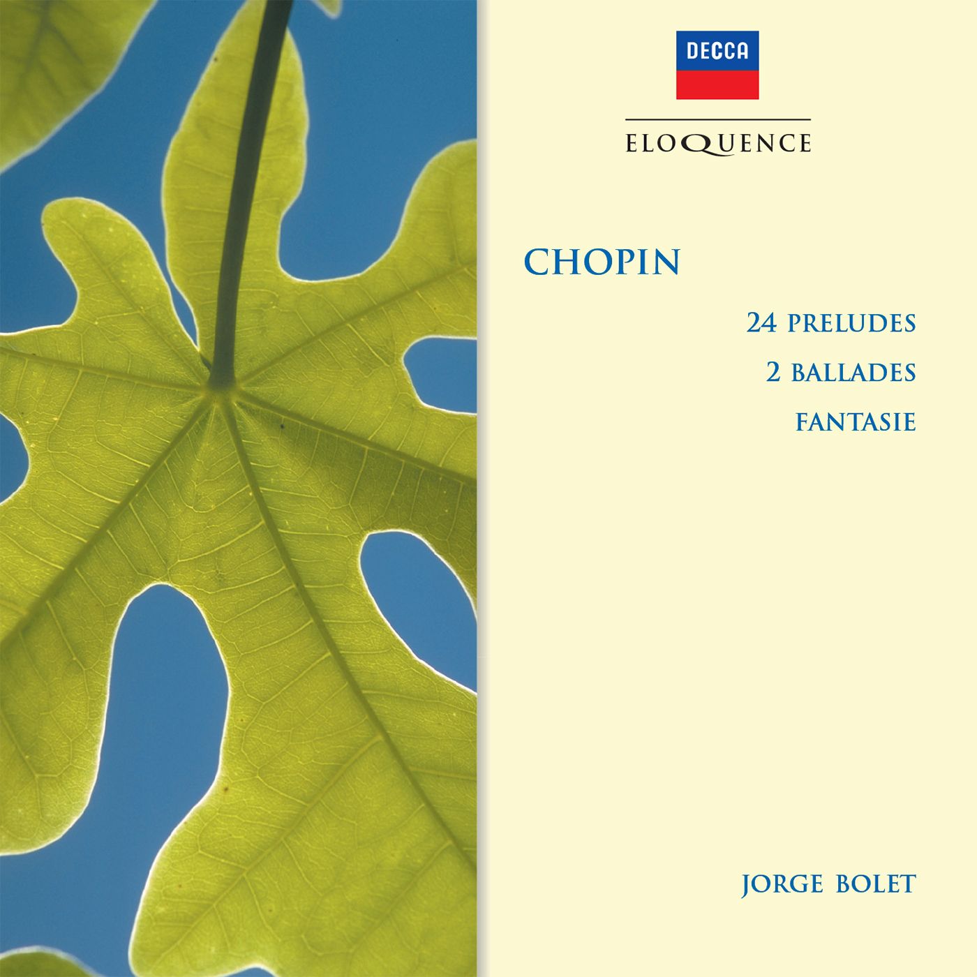 CHOPIN: 24 Préludes; Ballades Nos. 2 & 4; Fantasie [Eloquence]