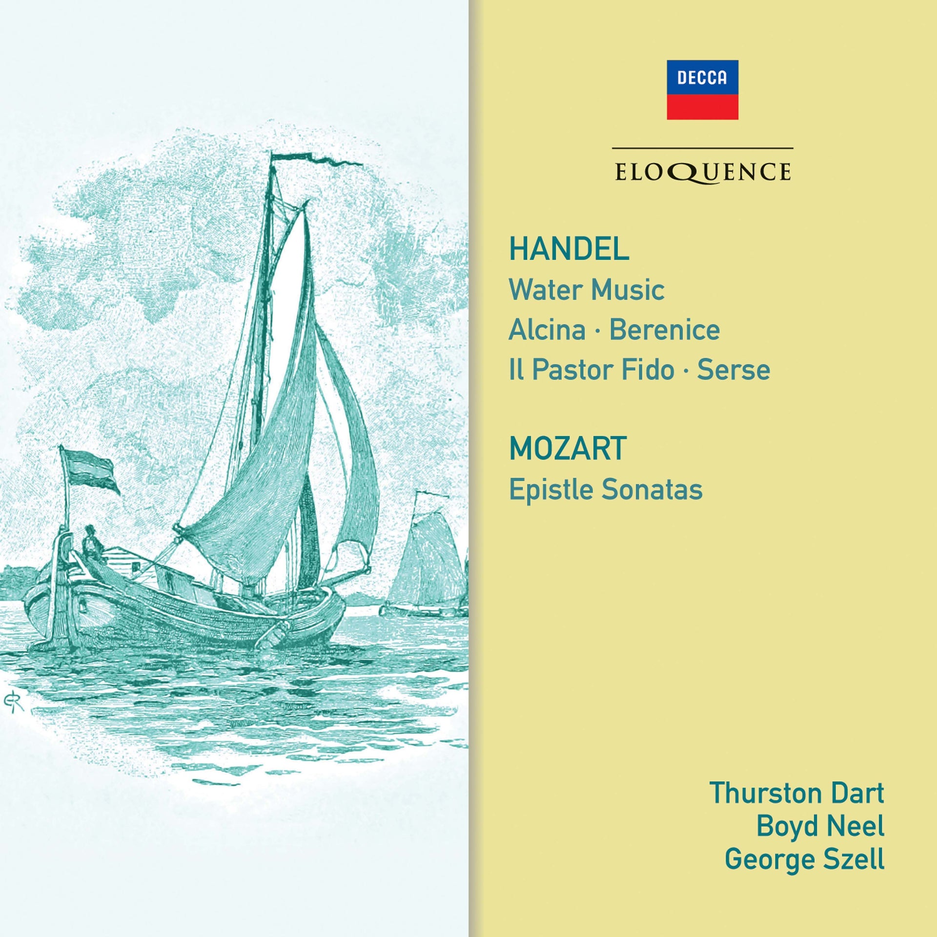 HANDEL: Water Music; Mozart: Epistle Sonatas (Eloquence)