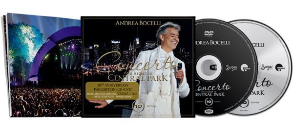 Concerto: One Night In Central Park – 10th Anniversary (CD+DVD Fan Edition)