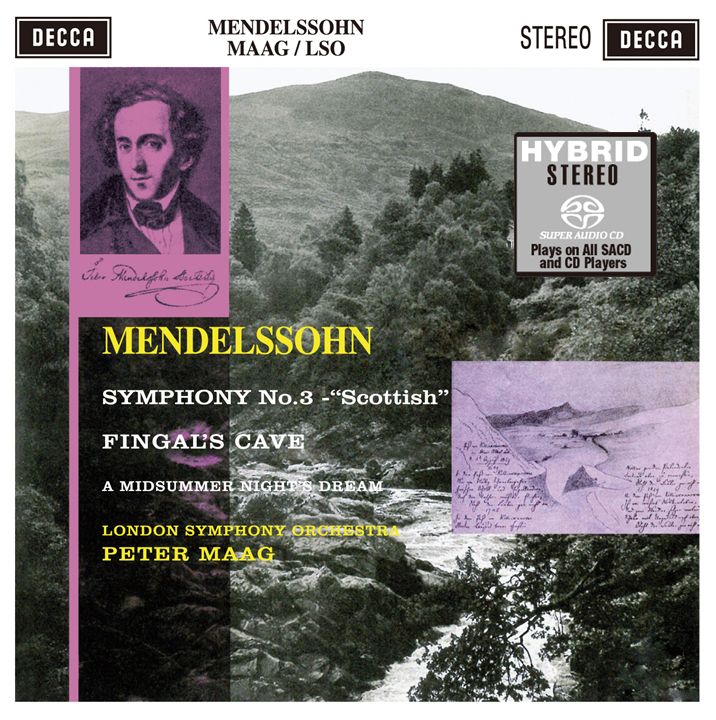 MENDELSSOHN: Symphony No. 3 ‘Scottish’, Fingal’s Cave, A Midsummer Night’s Dream (SACD) (日本壓碟)