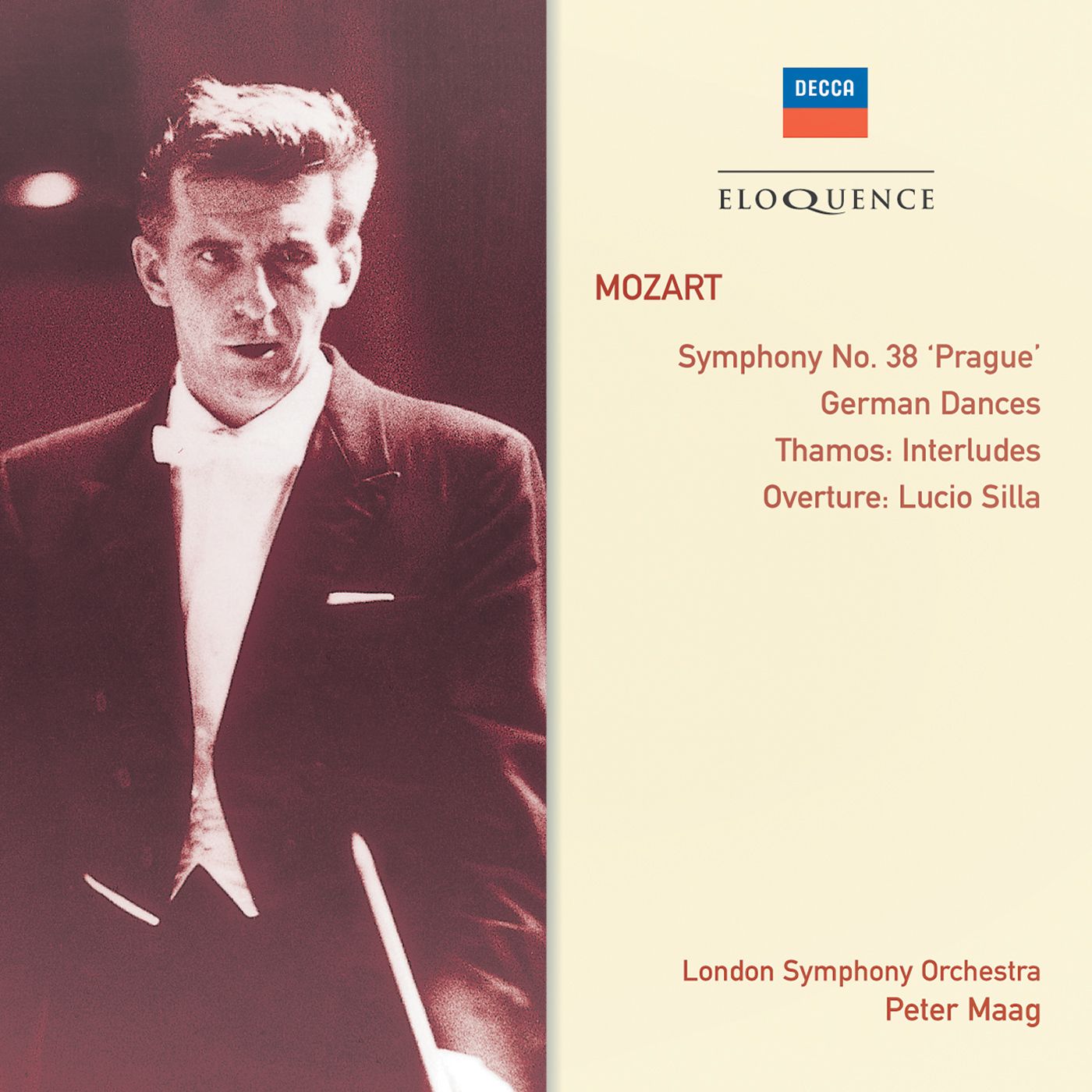 MOZART: Symphony No. 38; Thamos: Interludes; German Dances [Eloquence]