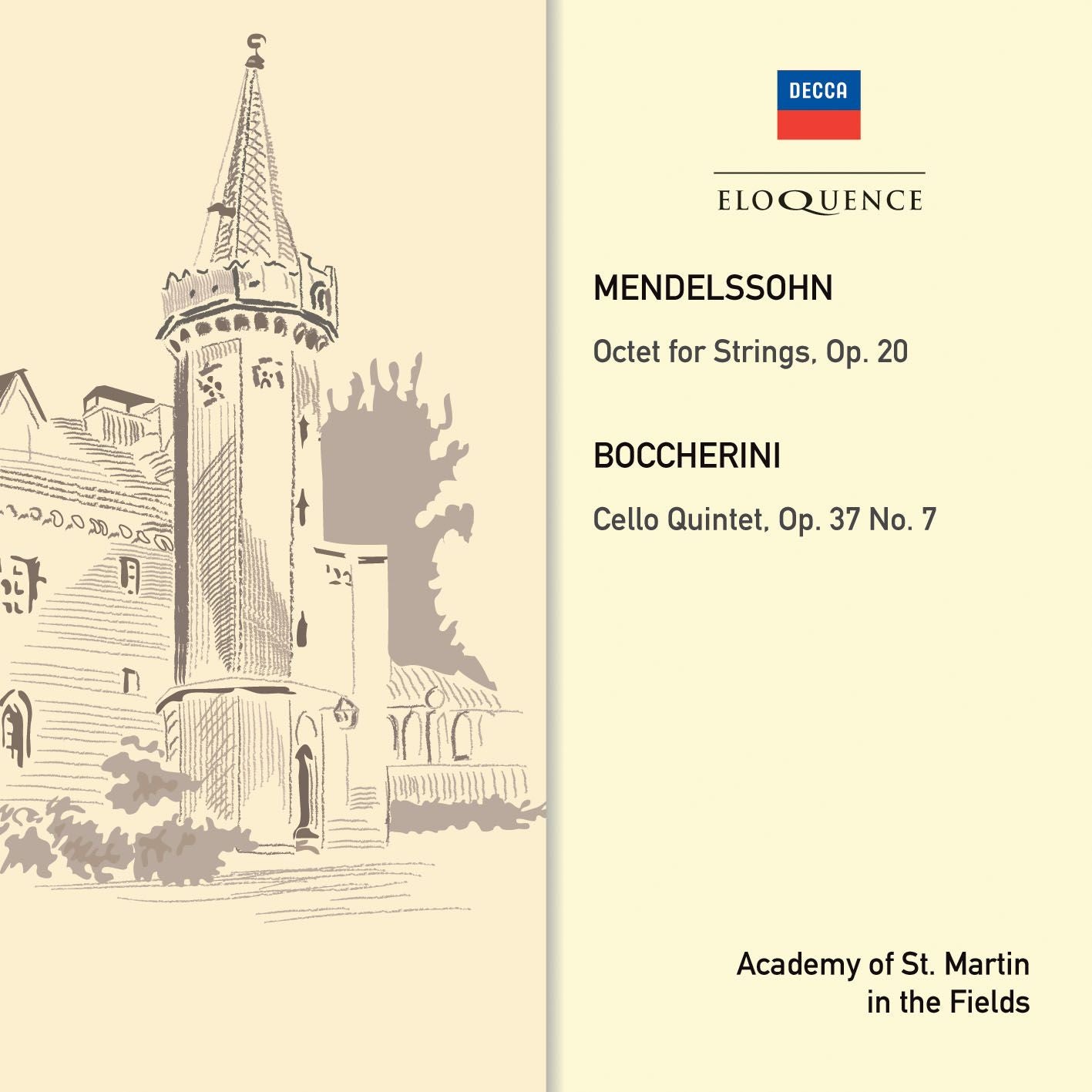 MENDELSSOHN: Octet; BOCCHERINI: Quintet Op. 37 No. 7 [Eloquence]