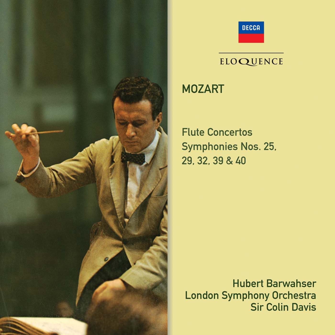 MOZART: Flute Concertos; Symphonies 39, 440, 25, 29 ,32 (2CD) (Eloquence)