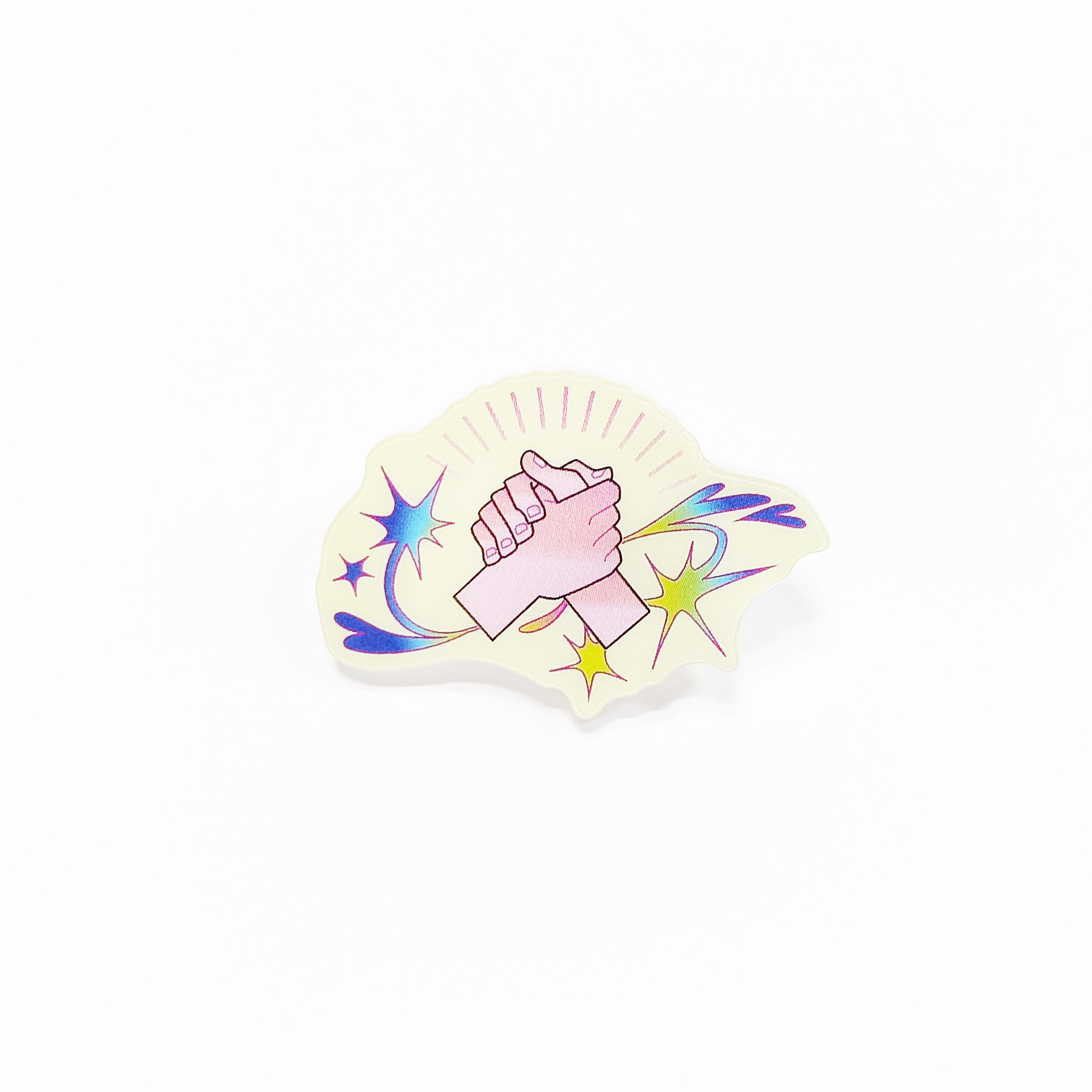 Acrylic Pin Badge - I’m invincible